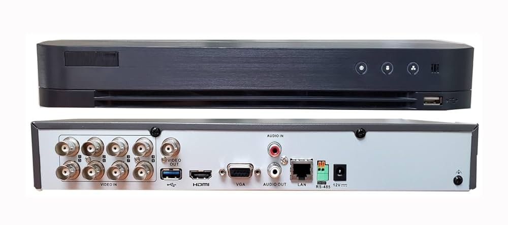 Hikvision iDS-7208HQHI-M1/S 8 Kanal H.265+ Acusense Dvr Kayıt Cihazı (Yüz tanıma)