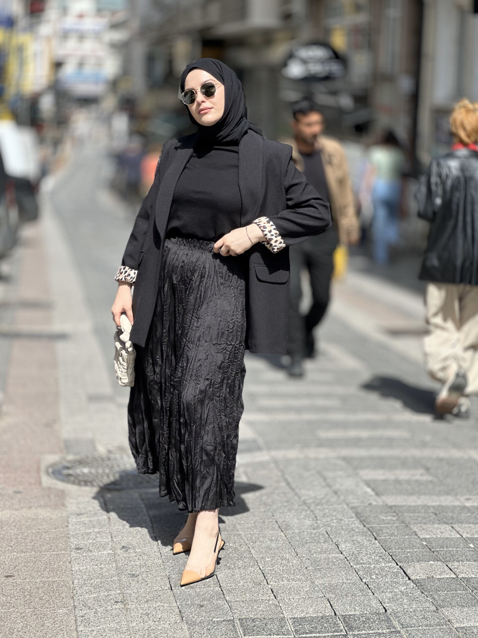 Zara Kırışık Etek