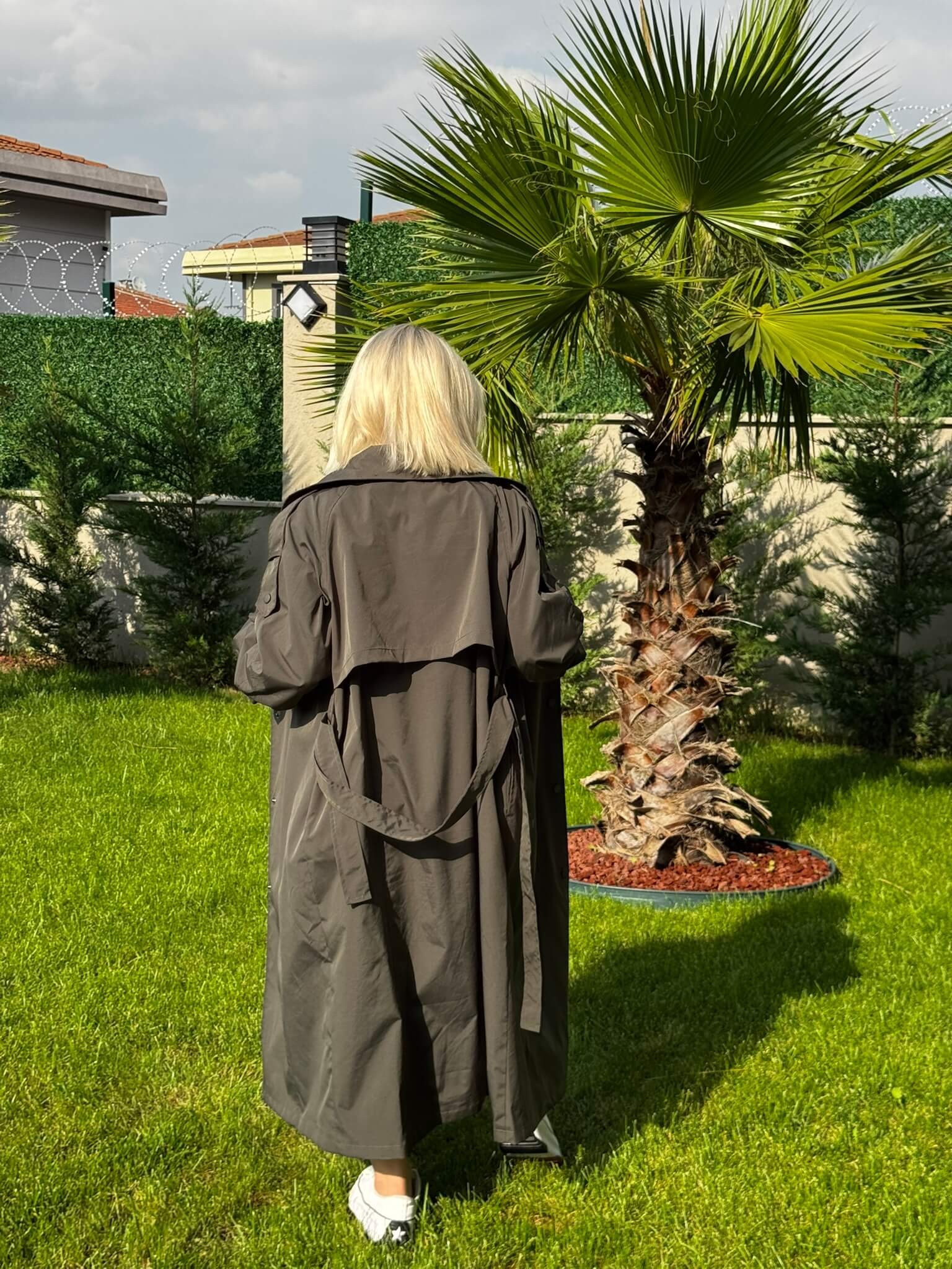 Orj Marka ÇıtÇıtlı Trençkot