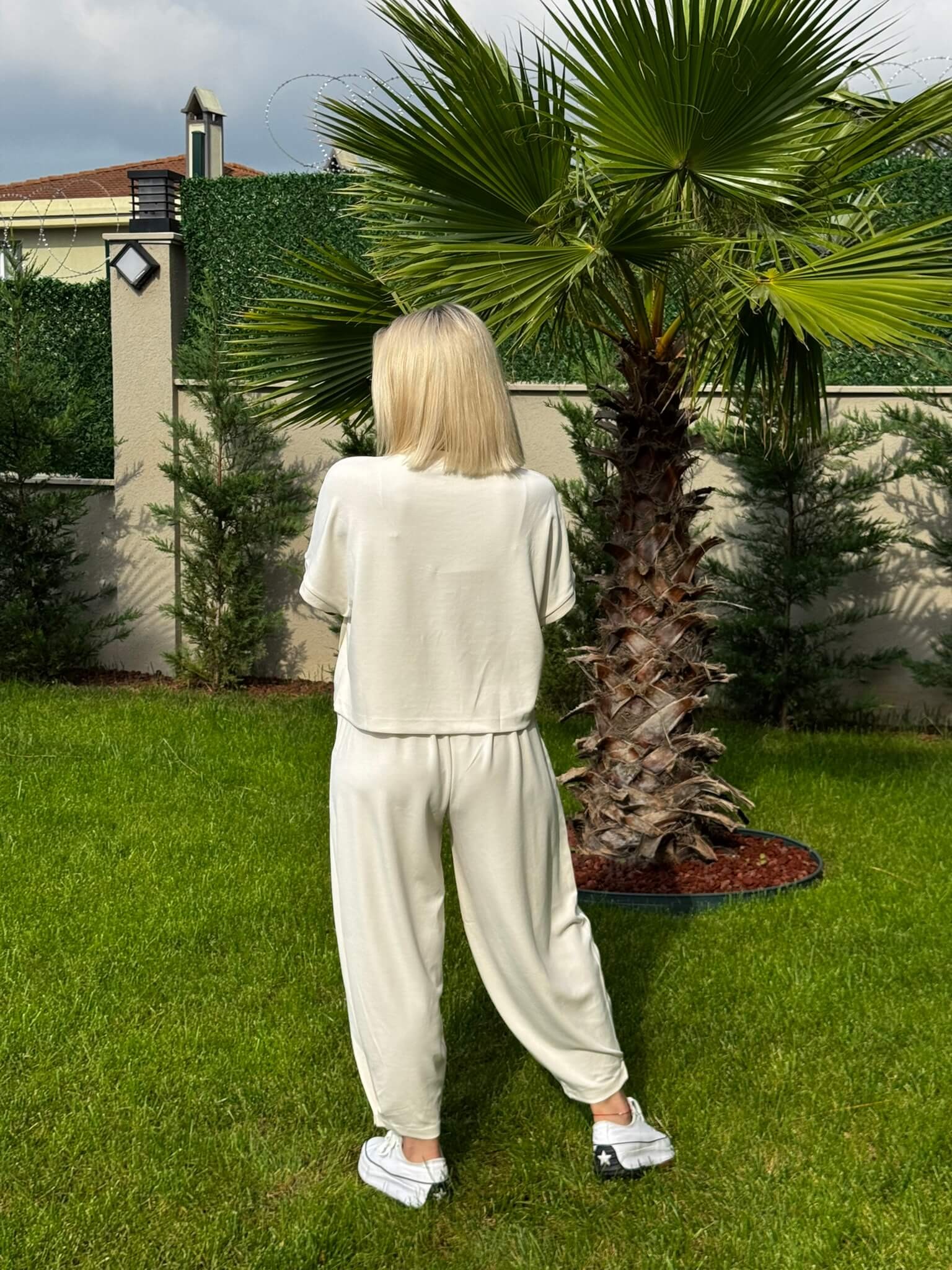 Beyaz Kısa Kol Takım