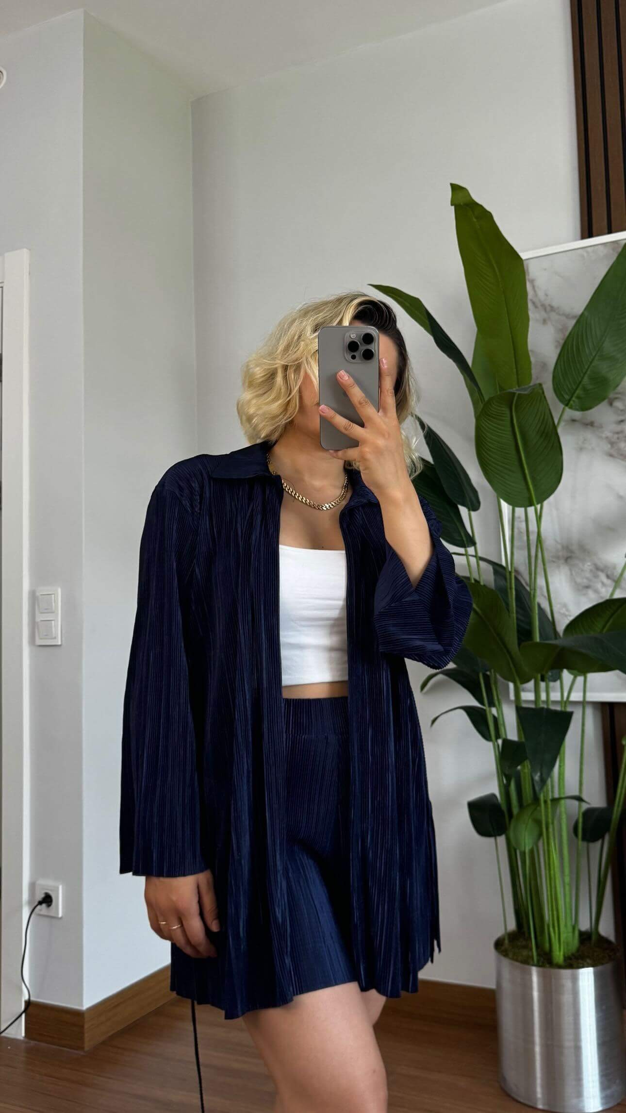 Fitilli Kimono Şortlu Takım