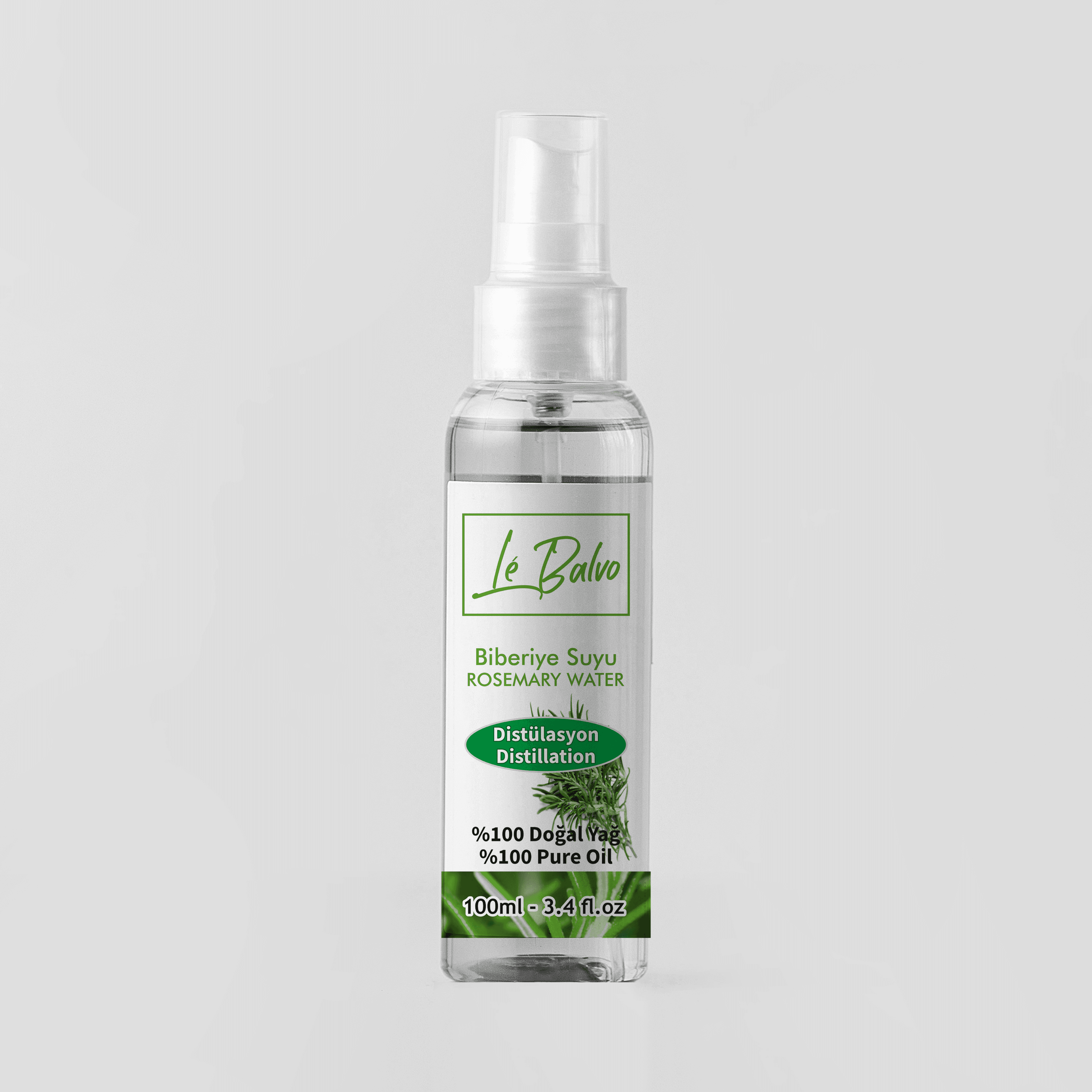  Biberiye Suyu Sebum Ve Yağ Dengeleyici Yağlı Hidrosöl (Rosemary Water) 100 ml