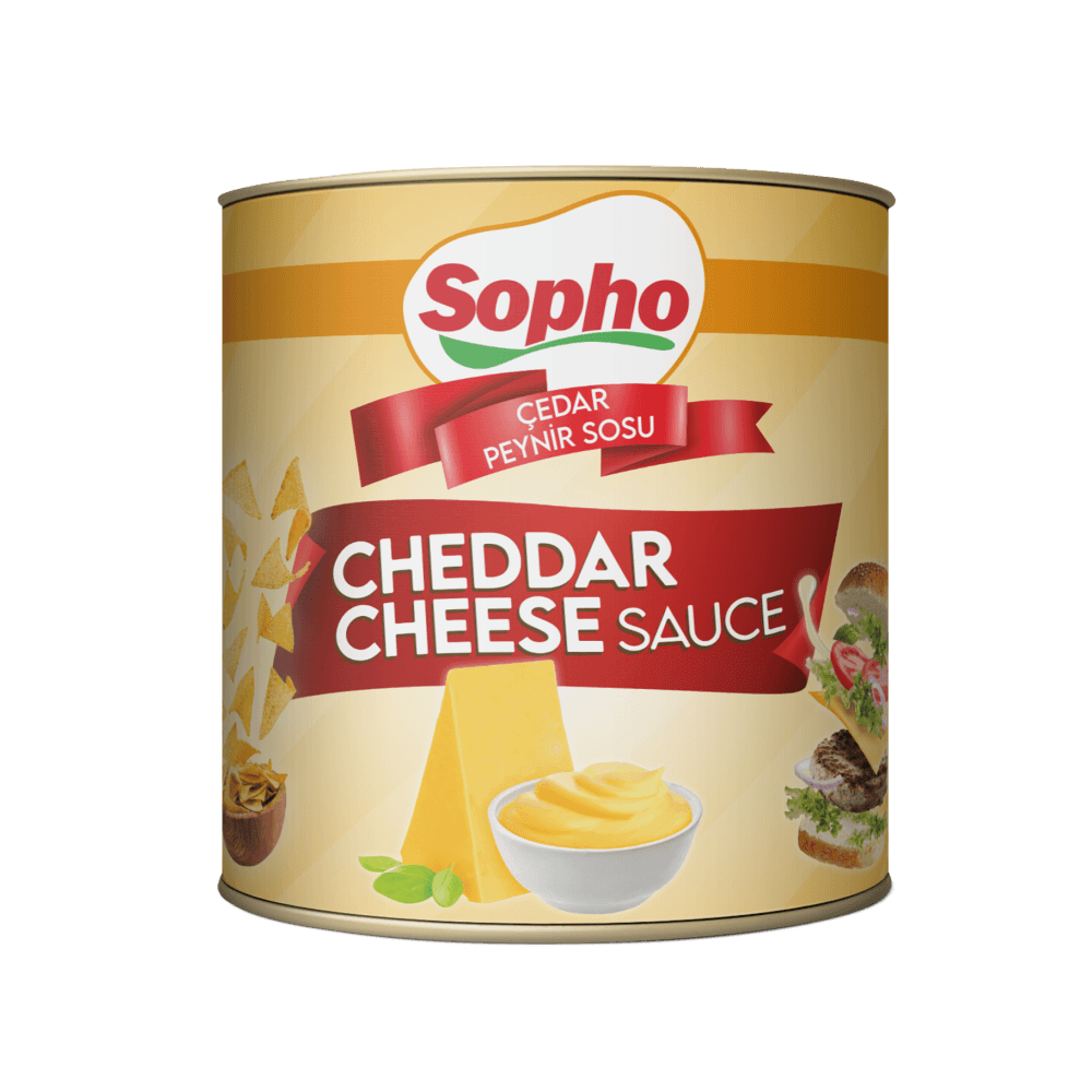 Sopho Çedar Peynir Sosu 2550g | Yoğun Peynir Lezzetiyle Zengin Sos Deneyimi