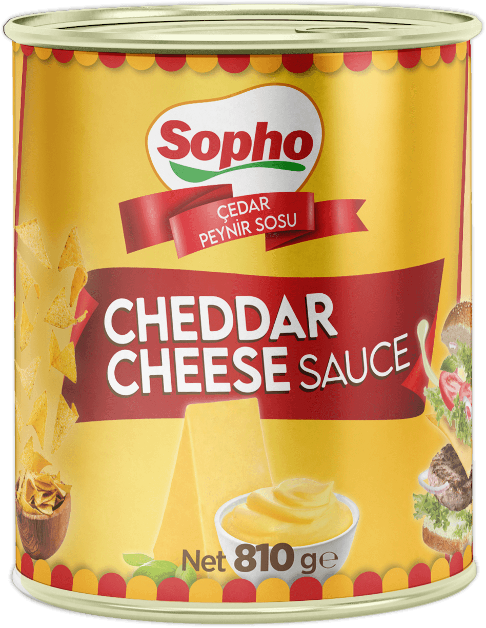 Sopho Çedar Peynir Sosu 810g | Cheddar Cheese Sauce