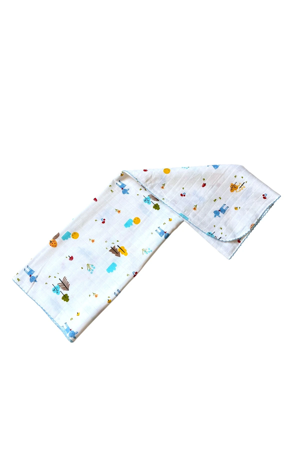 Minika Çok Amaçlı Müslin Mavi Ceylan 80 x 90