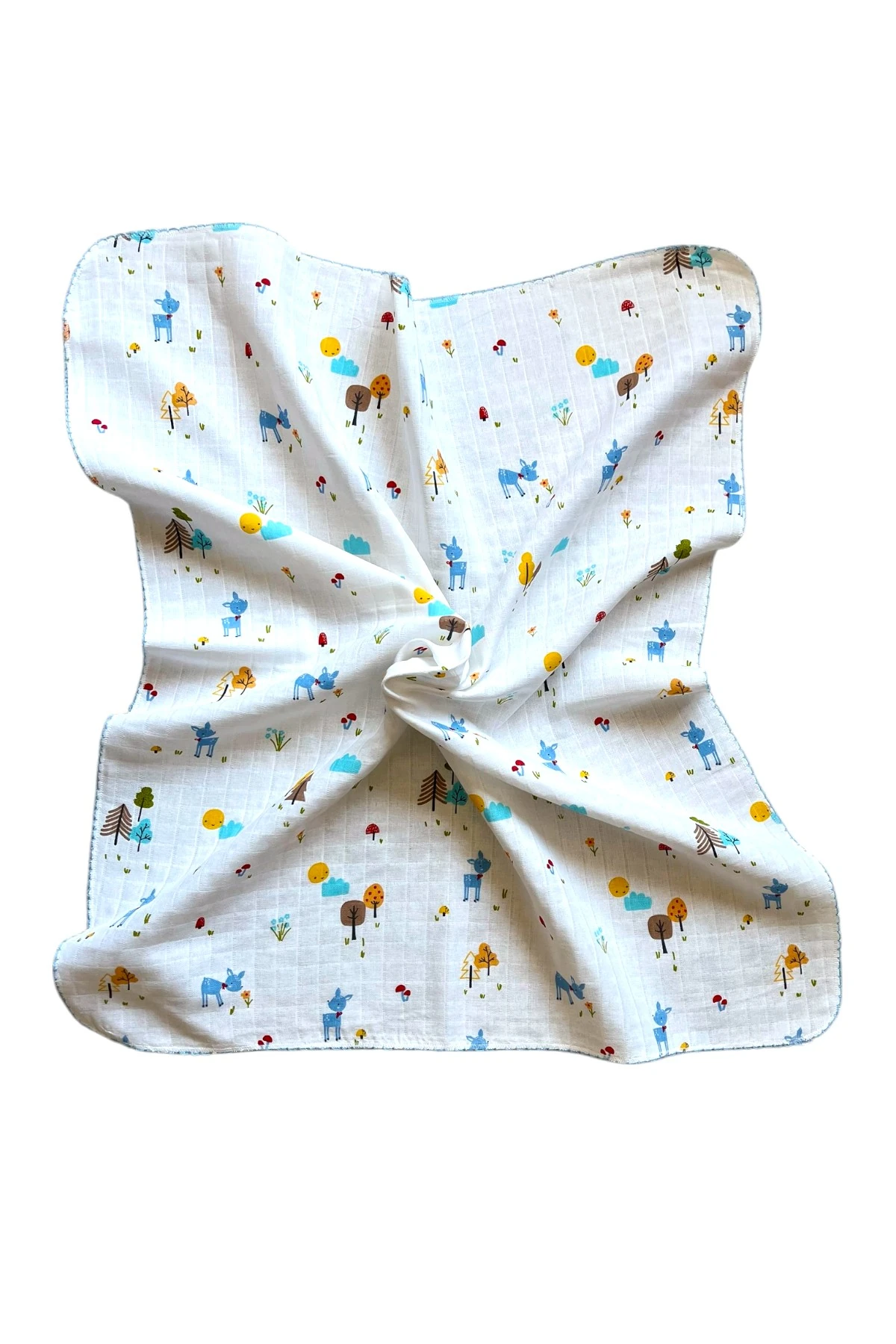 Minika Çok Amaçlı Müslin Mavi Ceylan 80 x 90