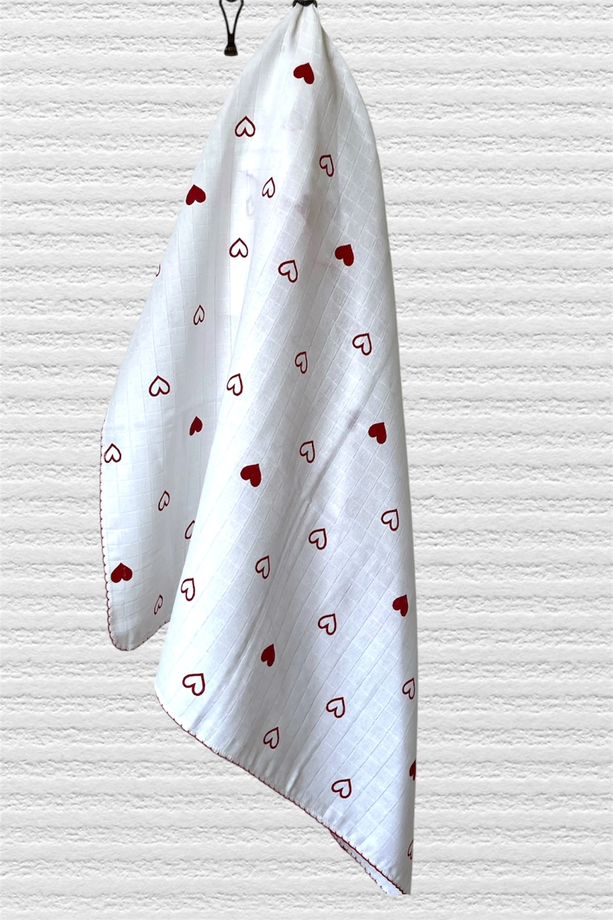 Minika Çok Amaçlı Müslin Örtü, Kalp 80x90