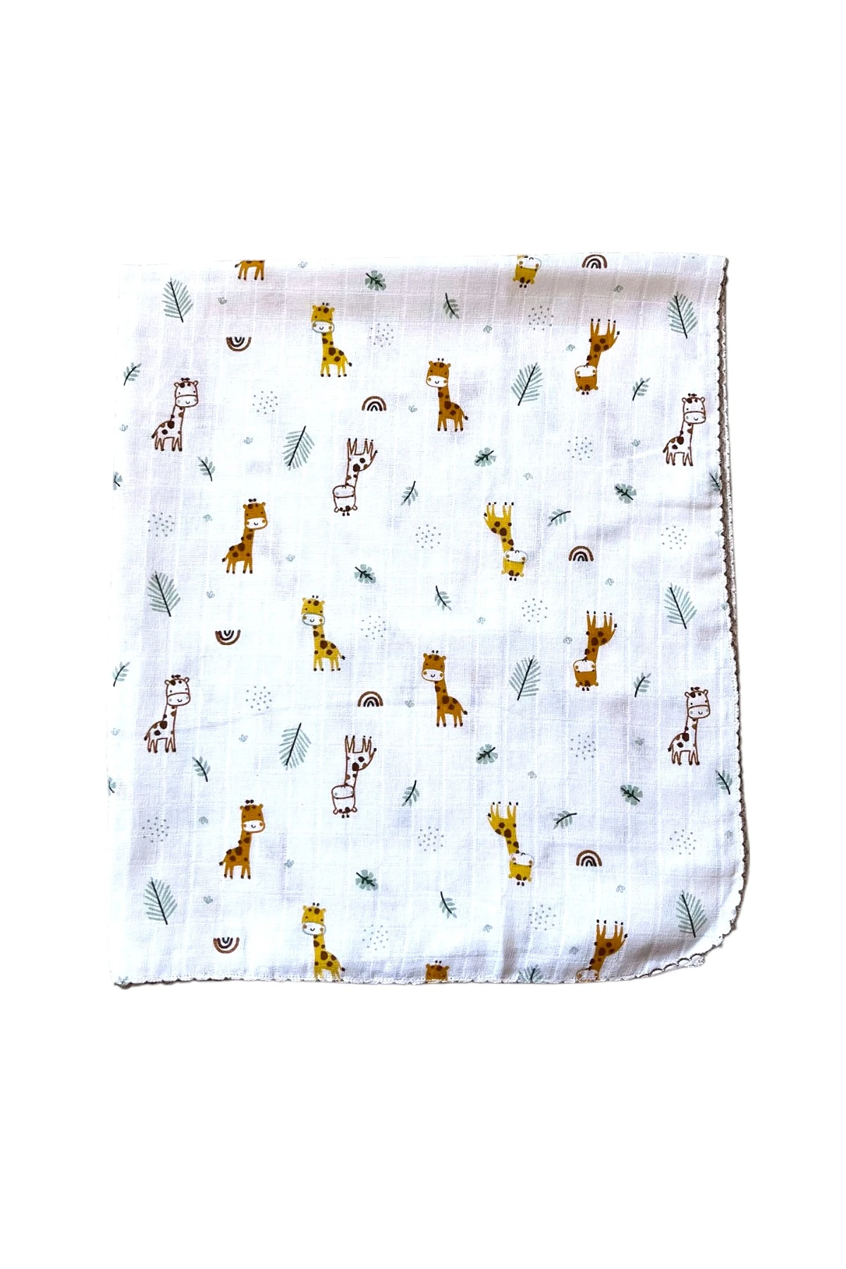 Minika Çok Amaçlı Müslin Örtü Minik Zürafa 80 x 90 Cm