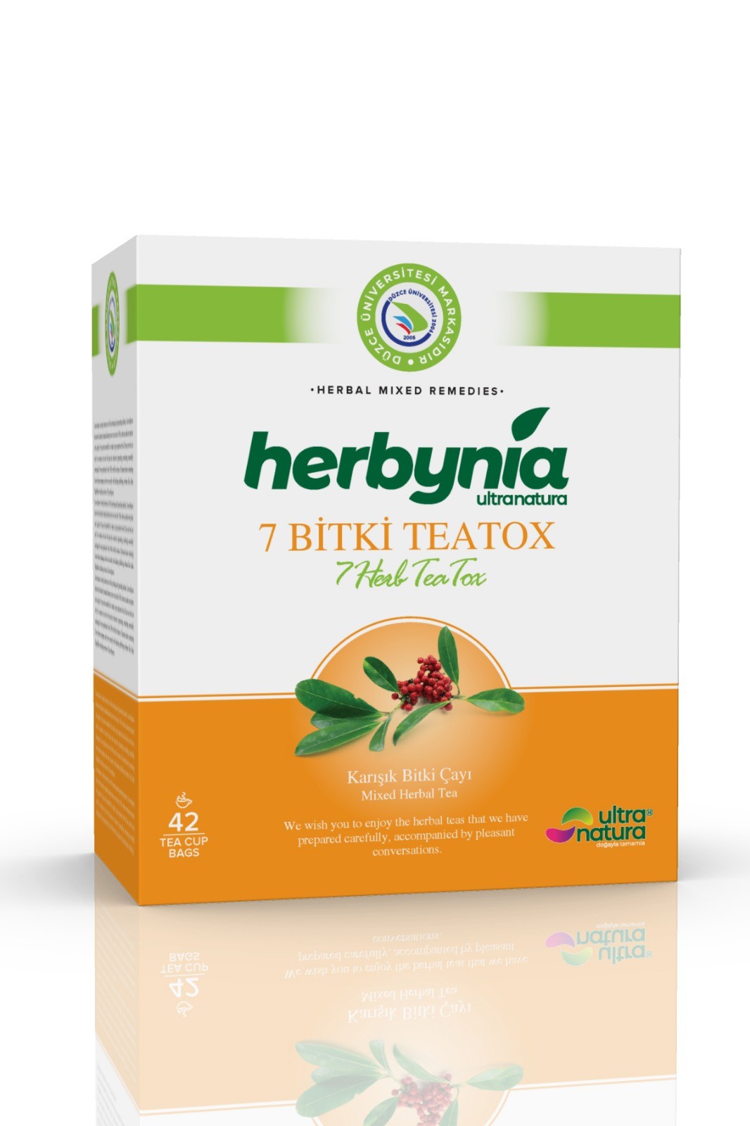 Herbynia 7 Bitki TeaTox 42'Li Süzen Poşet Çay