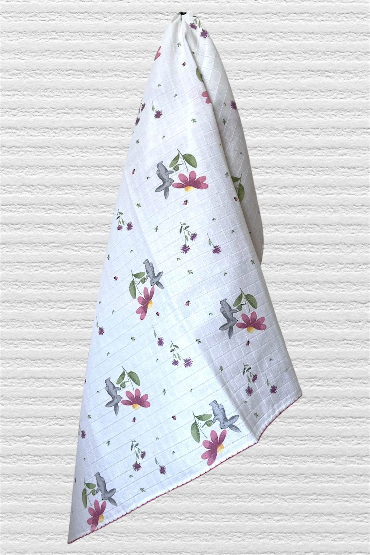 Minika Çok Amaçlı Müslin Örtü,Tavşan 80x90