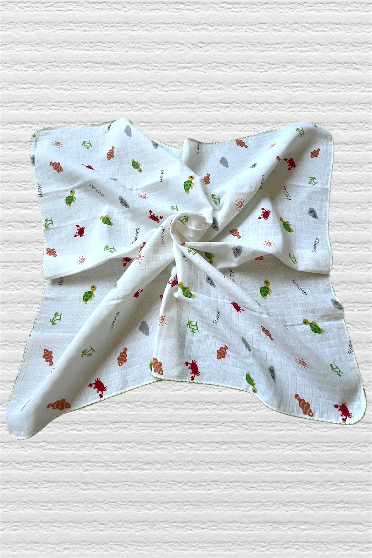 Minika Çok Amaçlı Müslin Örtü, Yaz 80x90