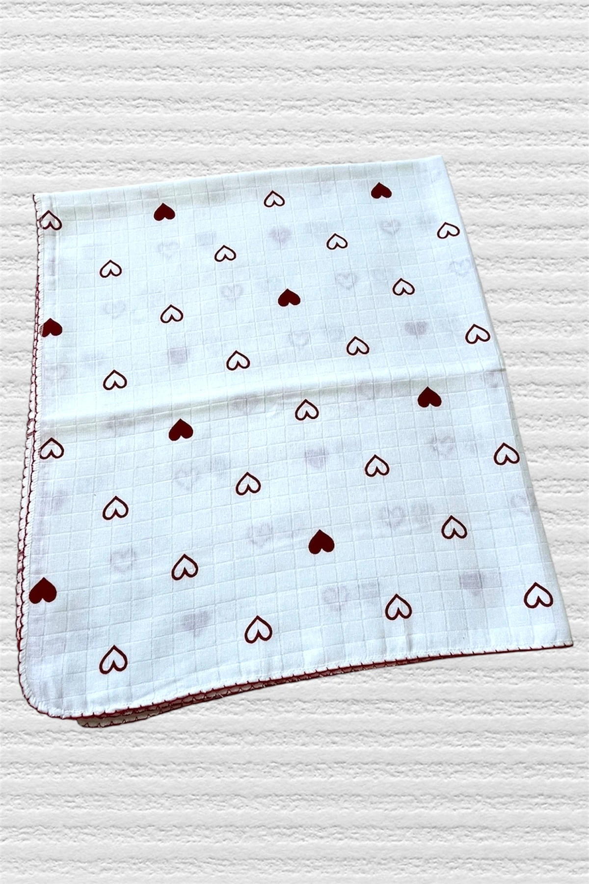 Minika Çok Amaçlı Müslin Örtü, Kalp 80x90