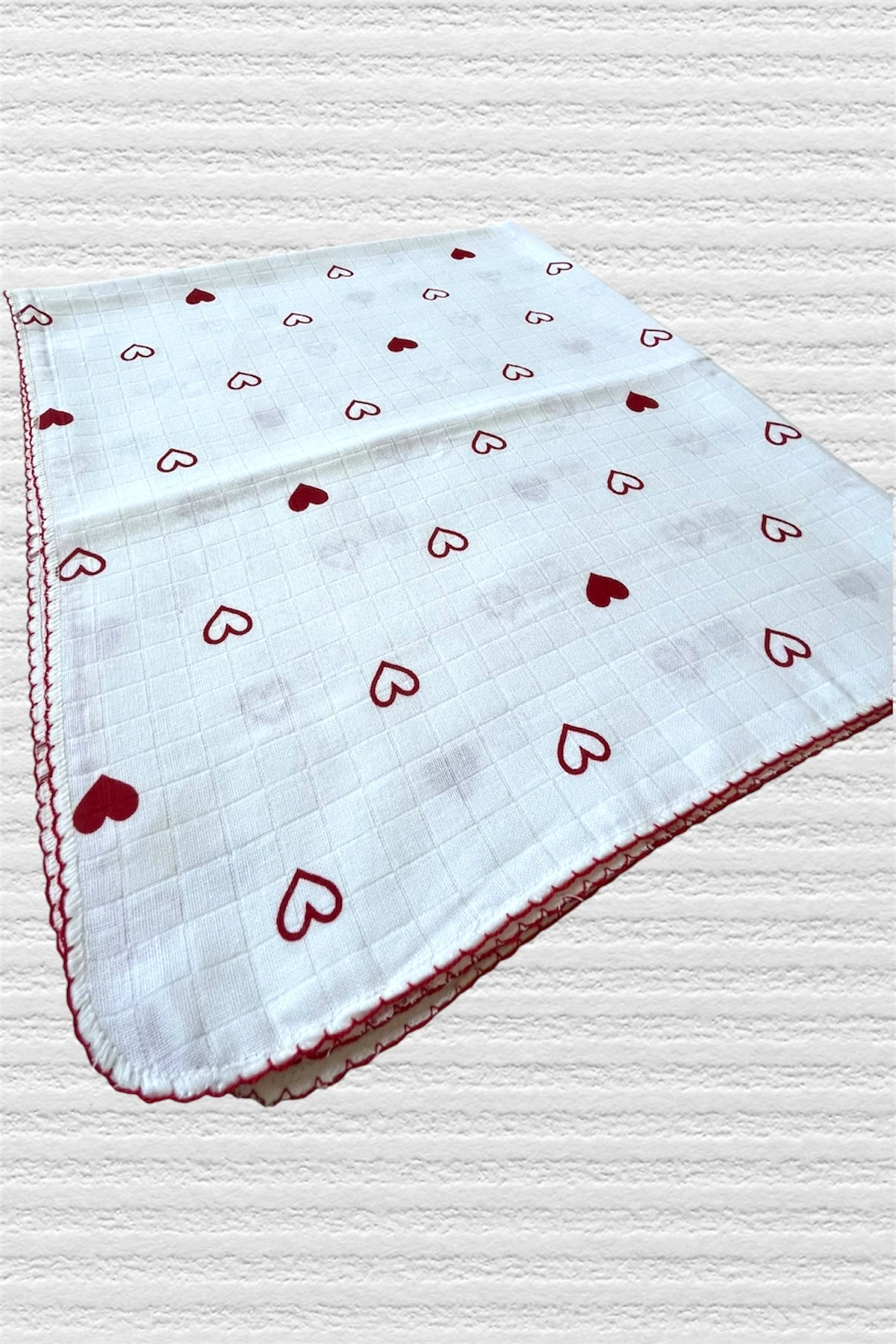 Minika Çok Amaçlı Müslin Örtü, Kalp 80x90