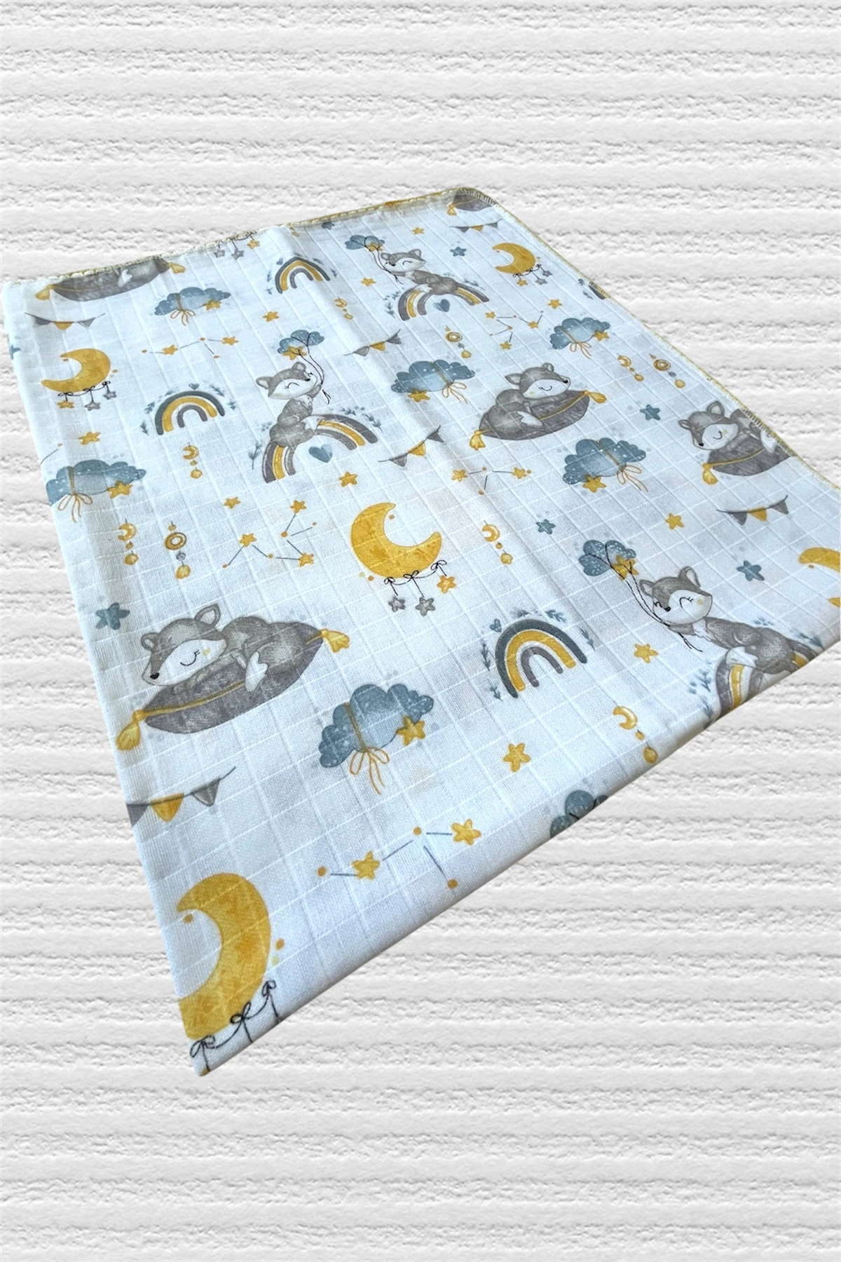 Minika Çok Amaçlı Müslin Örtü,Sincap 80x90