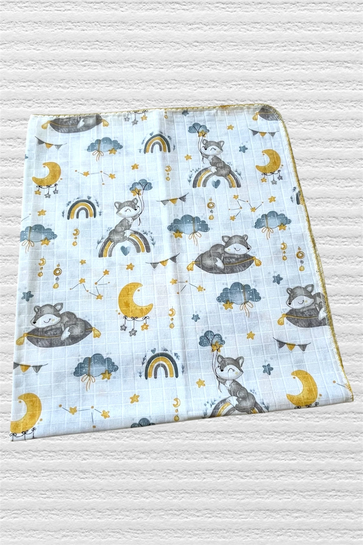 Minika Çok Amaçlı Müslin Örtü,Sincap 80x90