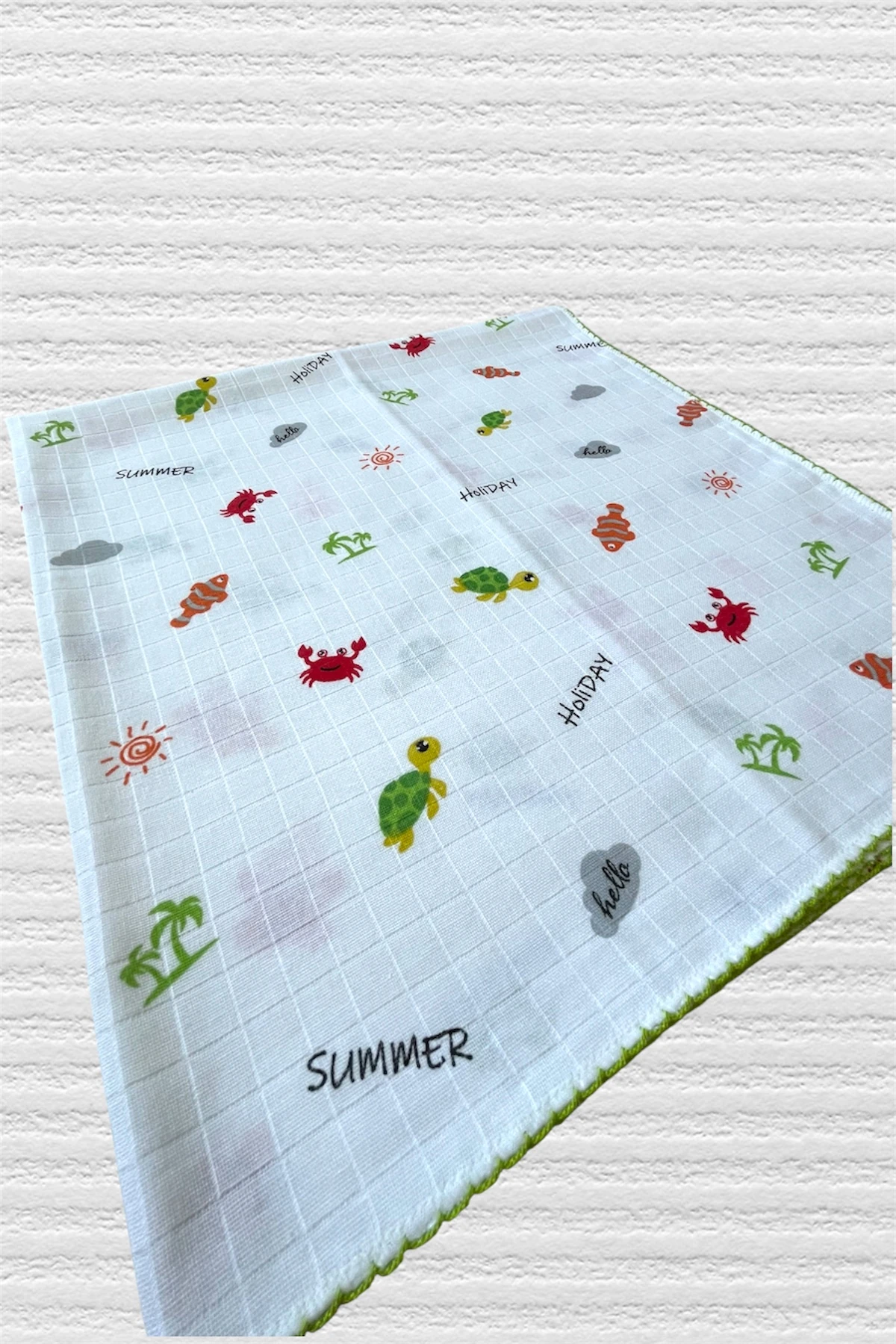 Minika Çok Amaçlı Müslin Örtü, Yaz 80x90