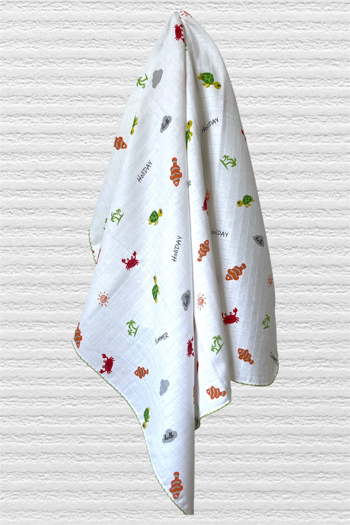 Minika Çok Amaçlı Müslin Örtü, Yaz 80x90