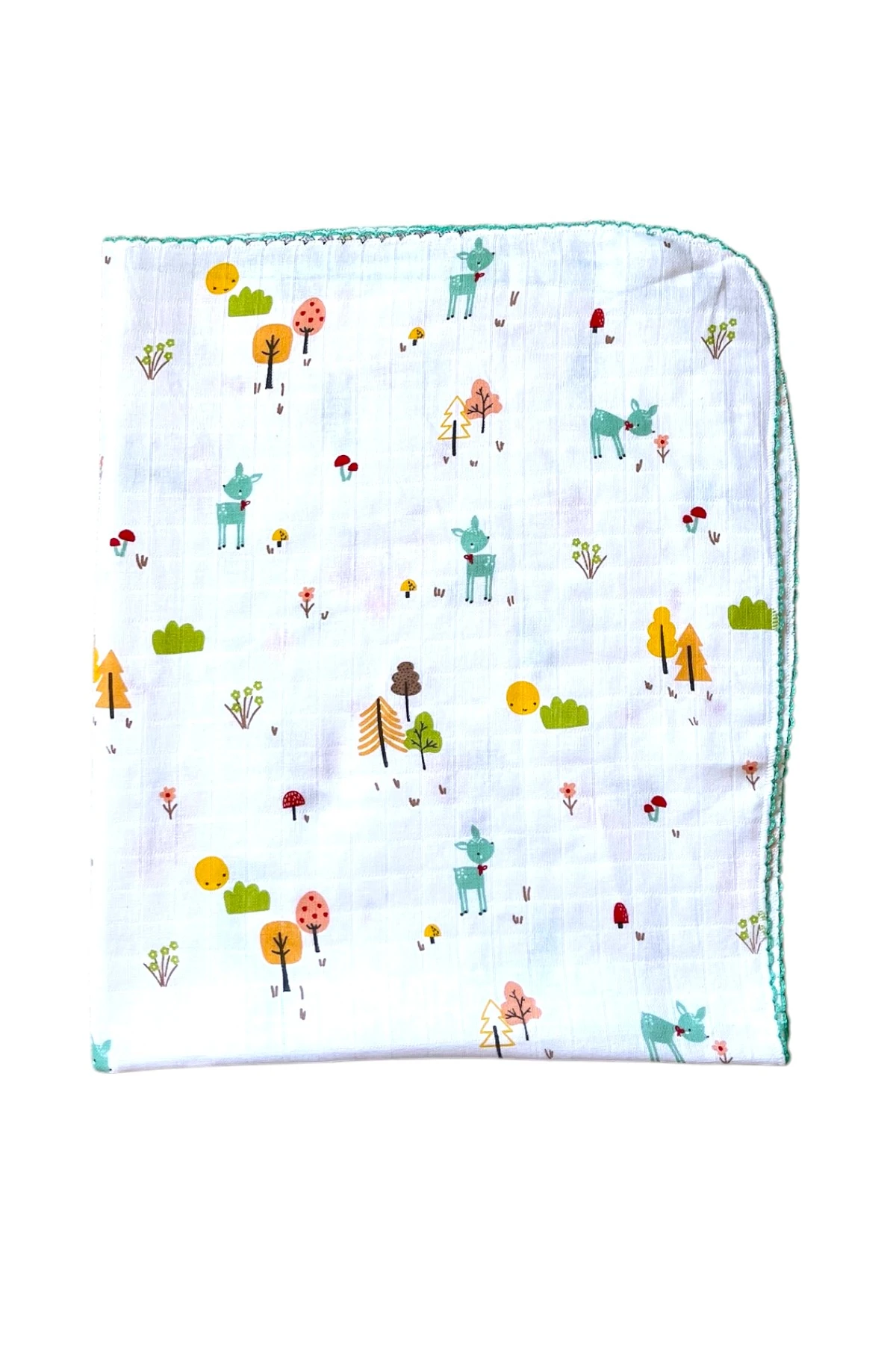 Minika Çok Amaçlı Müslin Örtü Küçük Sincap 80 x 90 Cm