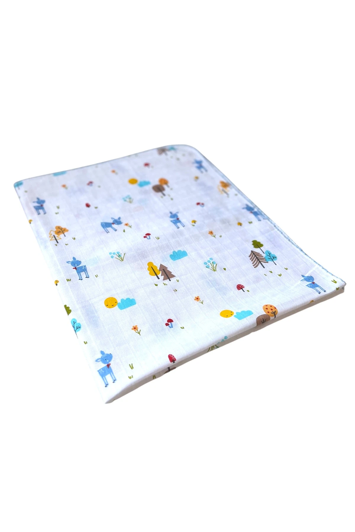 Minika Çok Amaçlı Müslin Mavi Ceylan 80 x 90