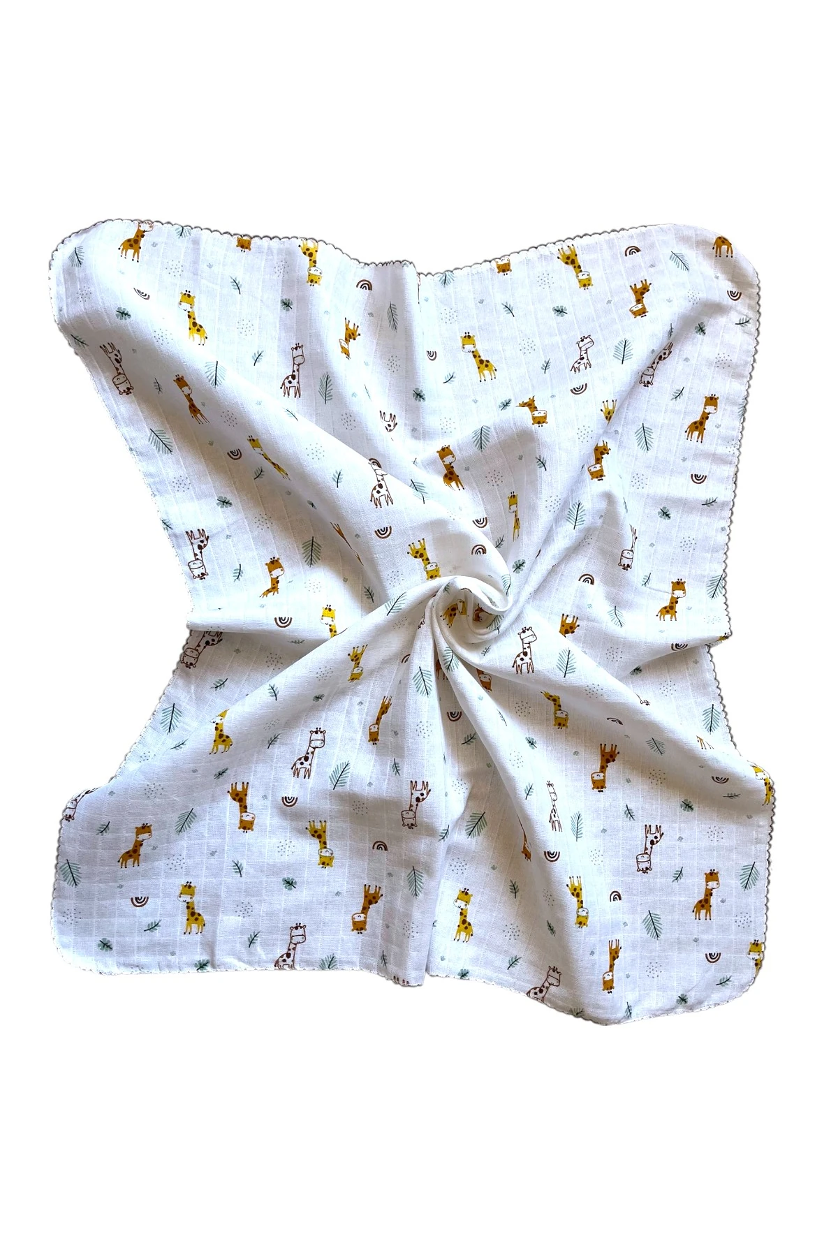 Minika Çok Amaçlı Müslin Örtü Minik Zürafa 80 x 90 Cm
