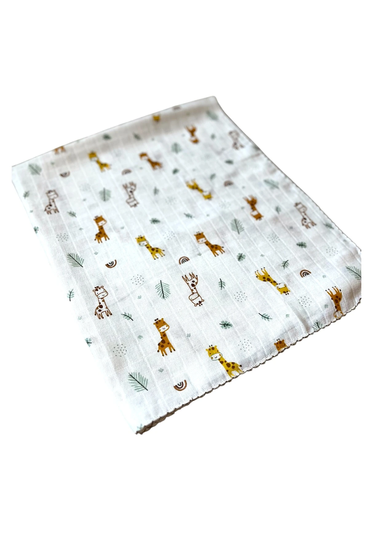 Minika Çok Amaçlı Müslin Örtü Minik Zürafa 80 x 90 Cm