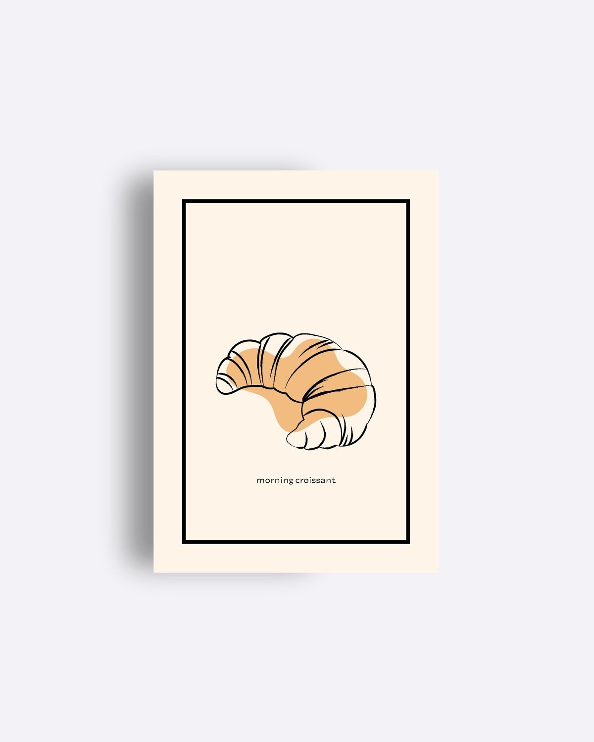 Morning croissant