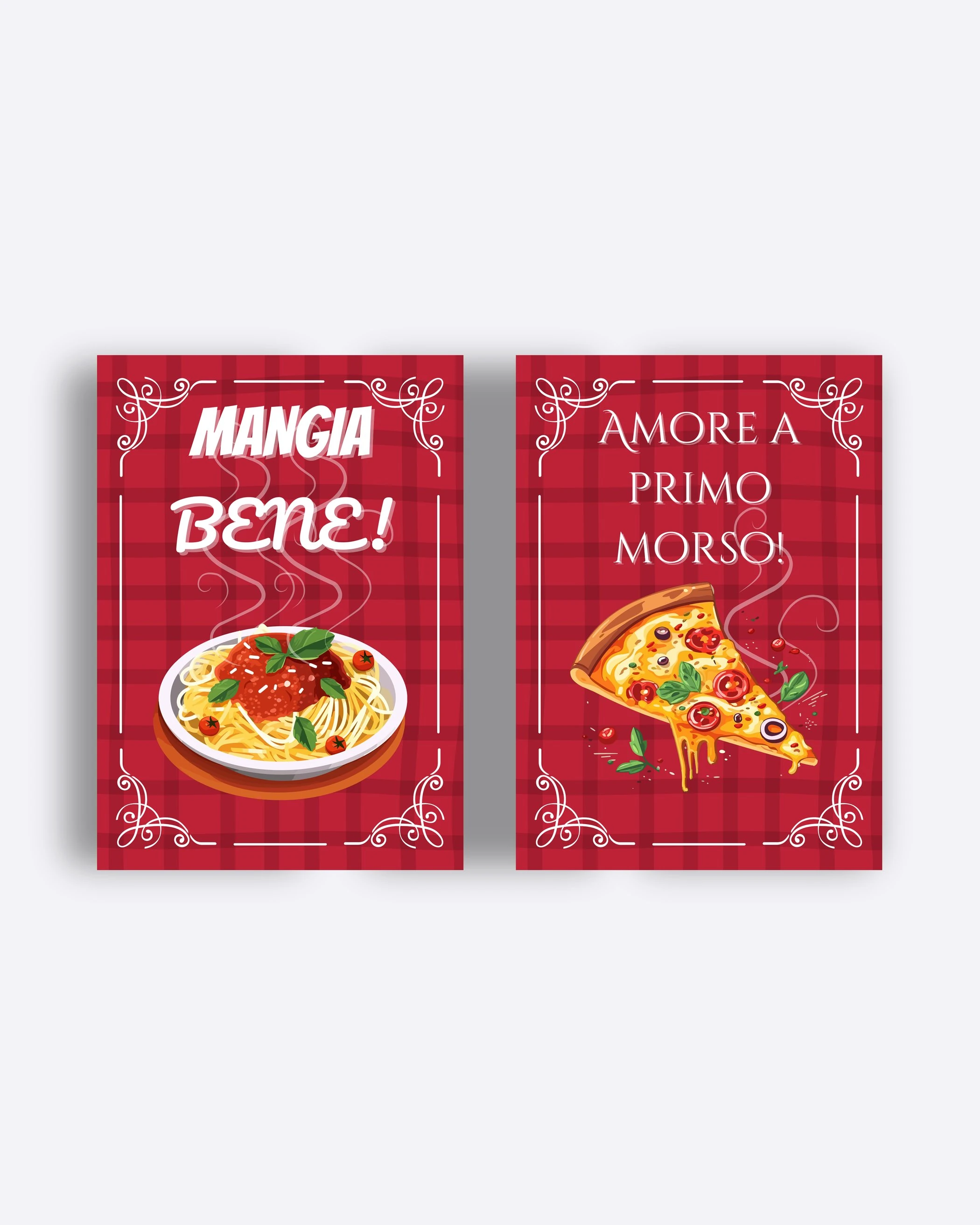 Italian Love on the Wall - İkili Set