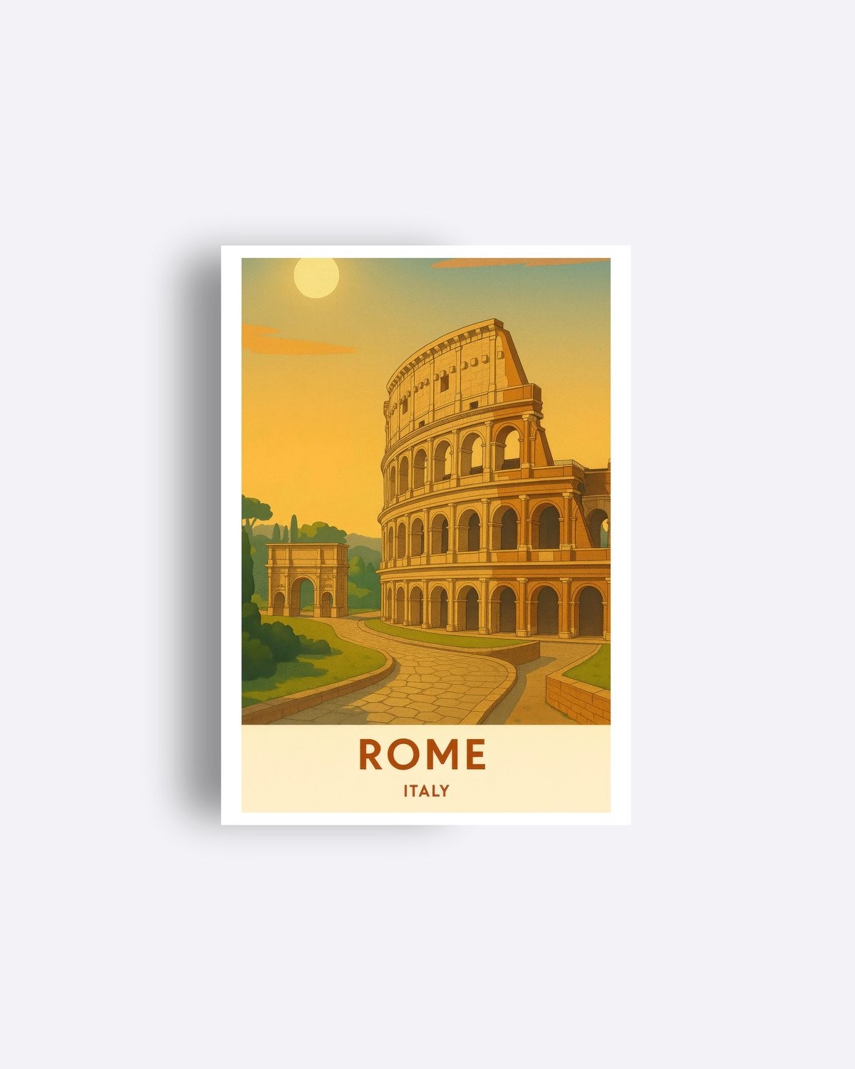 Golden Glow of Rome