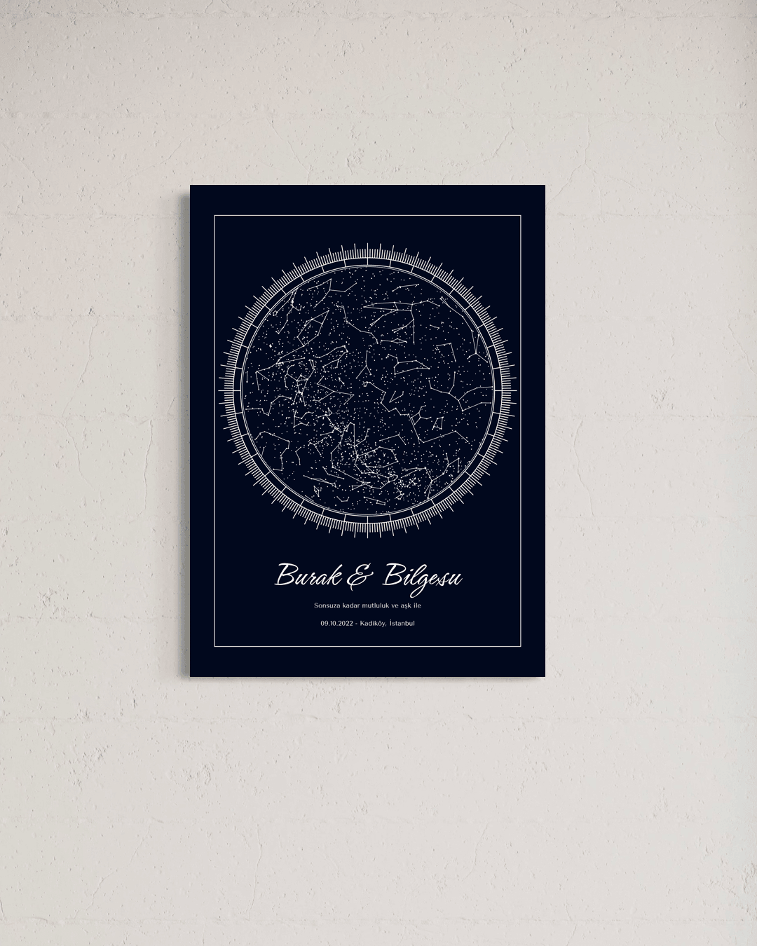 Kişiye Özel Celestiart Gökyüzü Haritası - 32 image