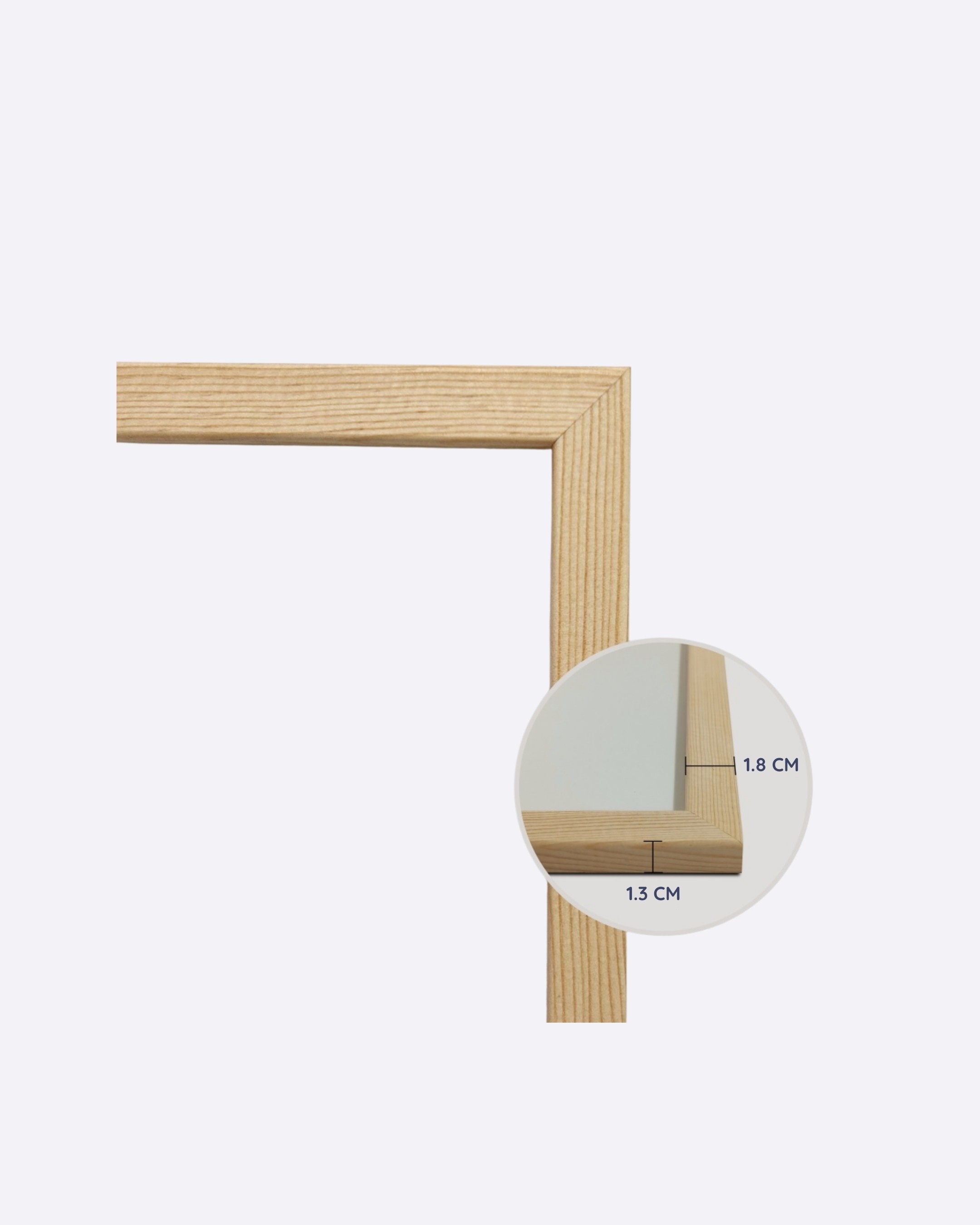 Humay Art Natural Wood Frame