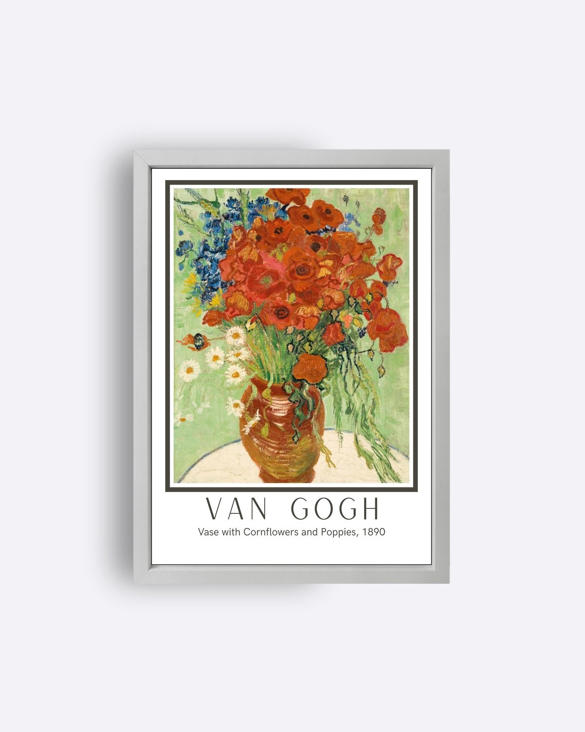 Vase with Cornflowers and Poppies, 1890