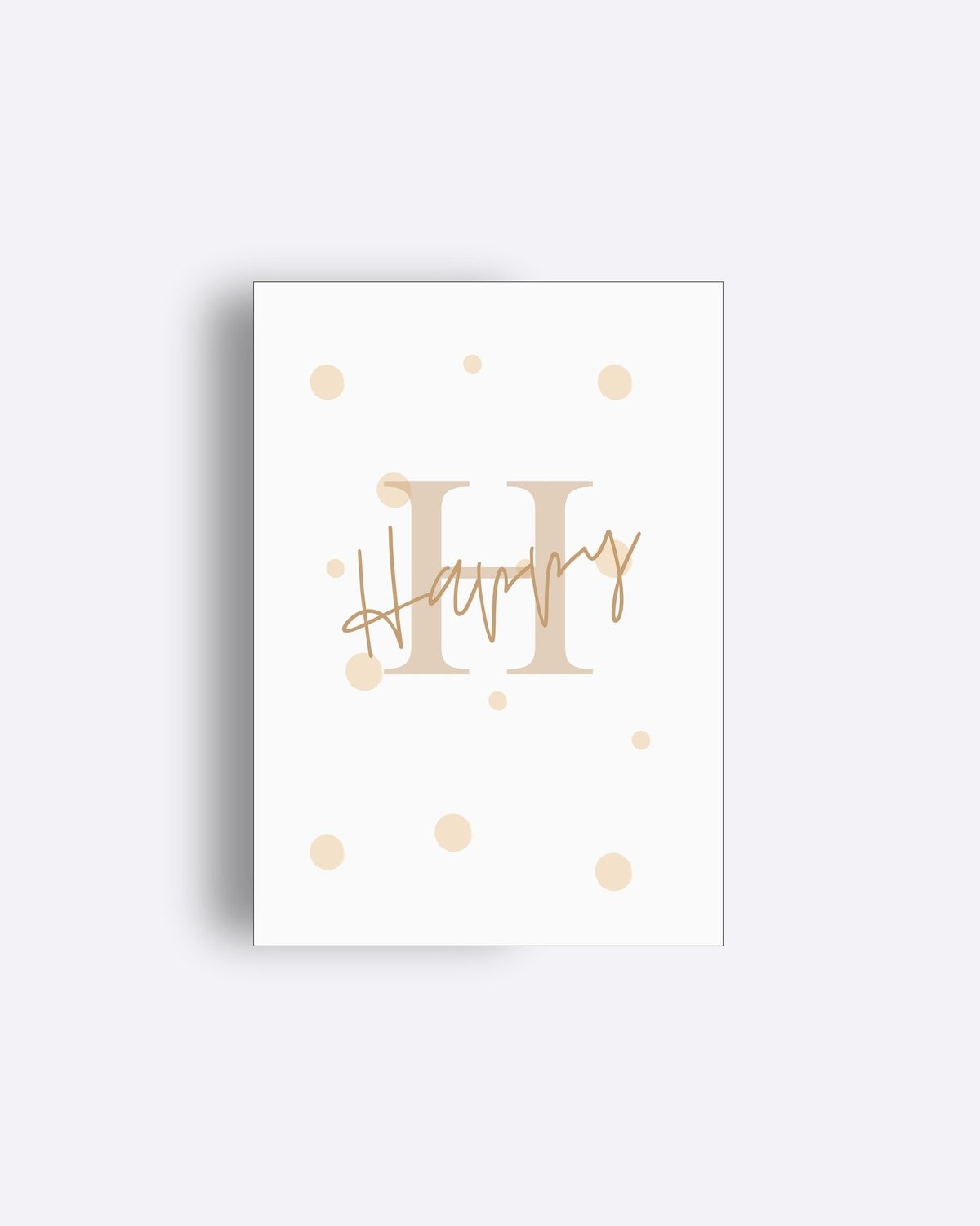 Letter and Dots