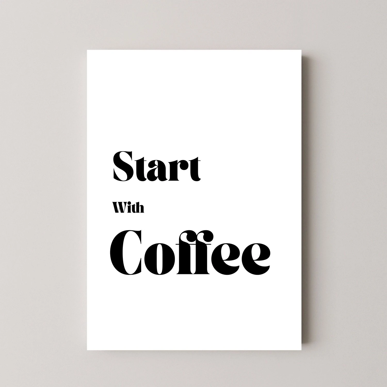 Begin with Coffee
