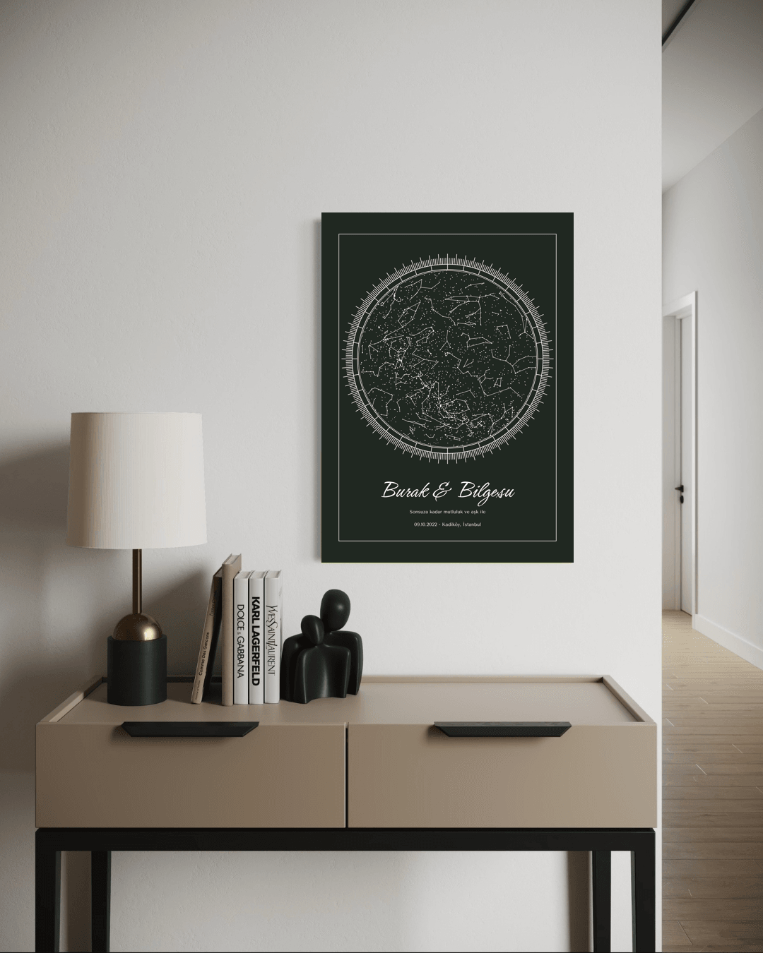 Kişiye Özel Celestiart Gökyüzü Haritası - 30