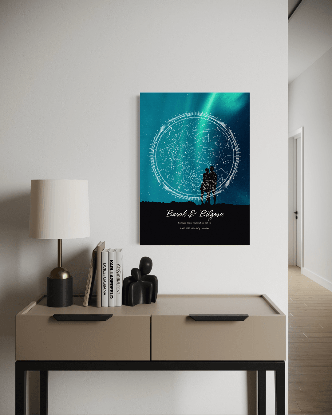 Kişiye Özel Celestiart Gökyüzü Haritası - 9
