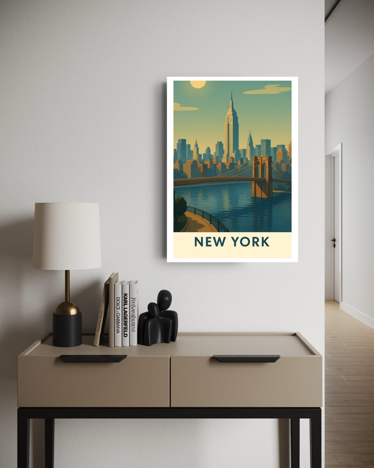 Silhouette of the Dawn City
