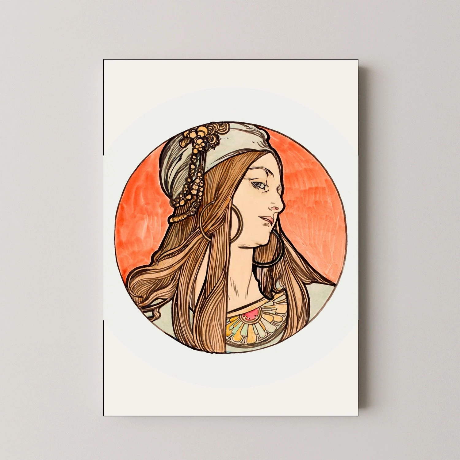 Stained glass window for the facade of the Fouquet boutique-2