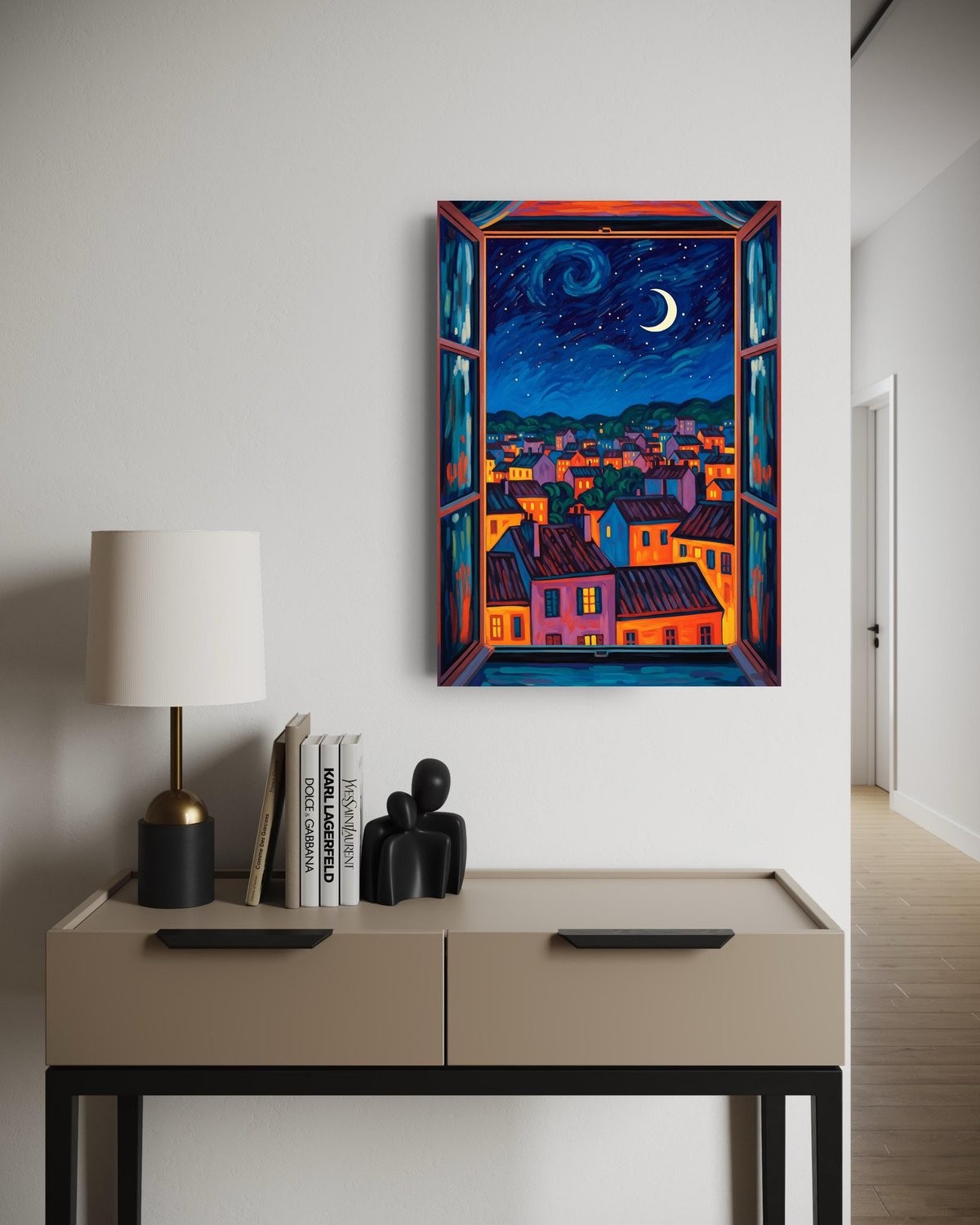 City Under Moonlight