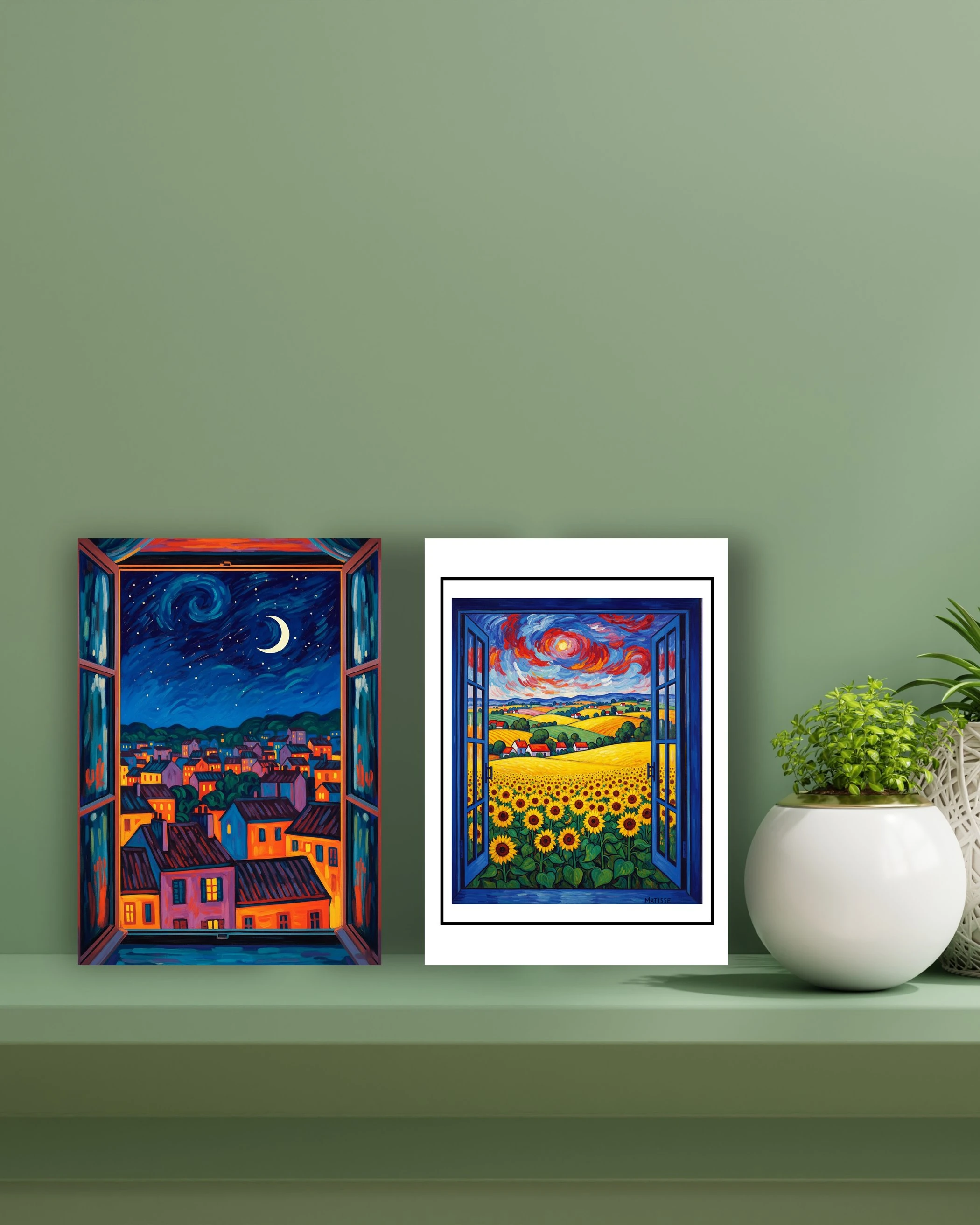 Window of Night and Day - İkili Set image