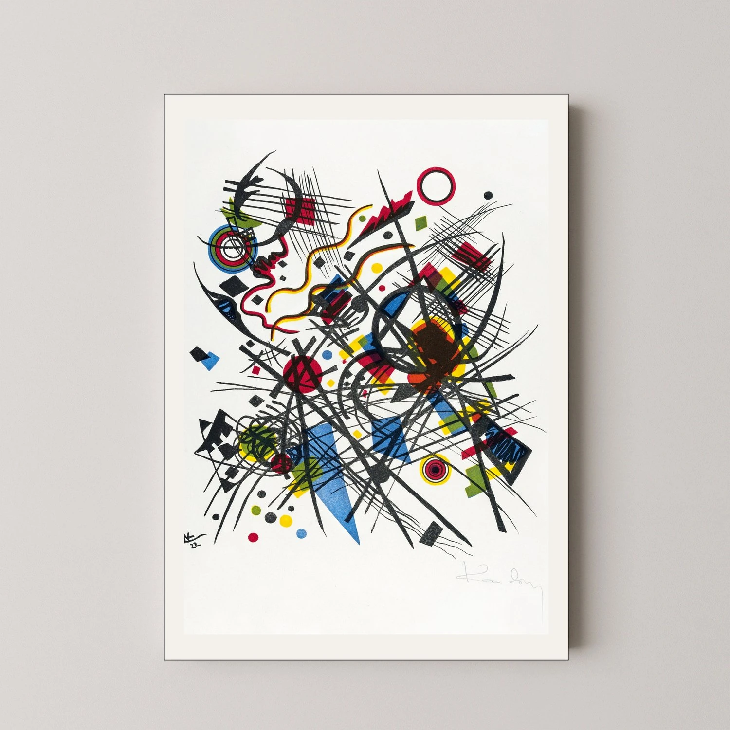 Lithographie fur die Vierte Bauhausmappe