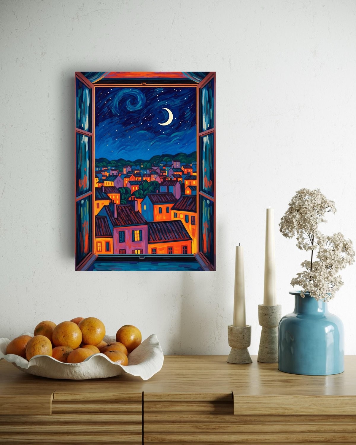 City Under Moonlight