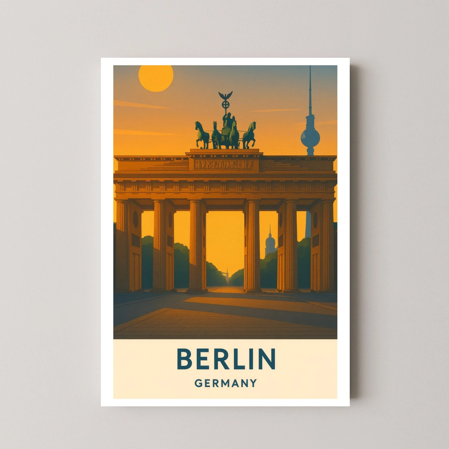 Evening Warmth in Berlin