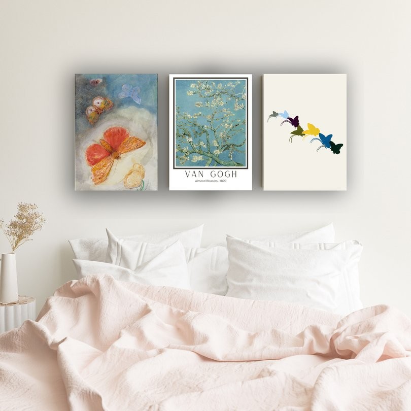 Dance of Colorful Wings - 3-Piece Set