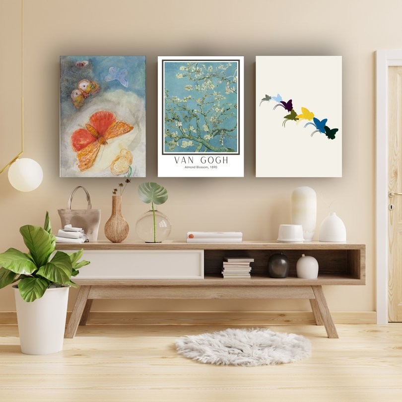 Dance of Colorful Wings - 3-Piece Set
