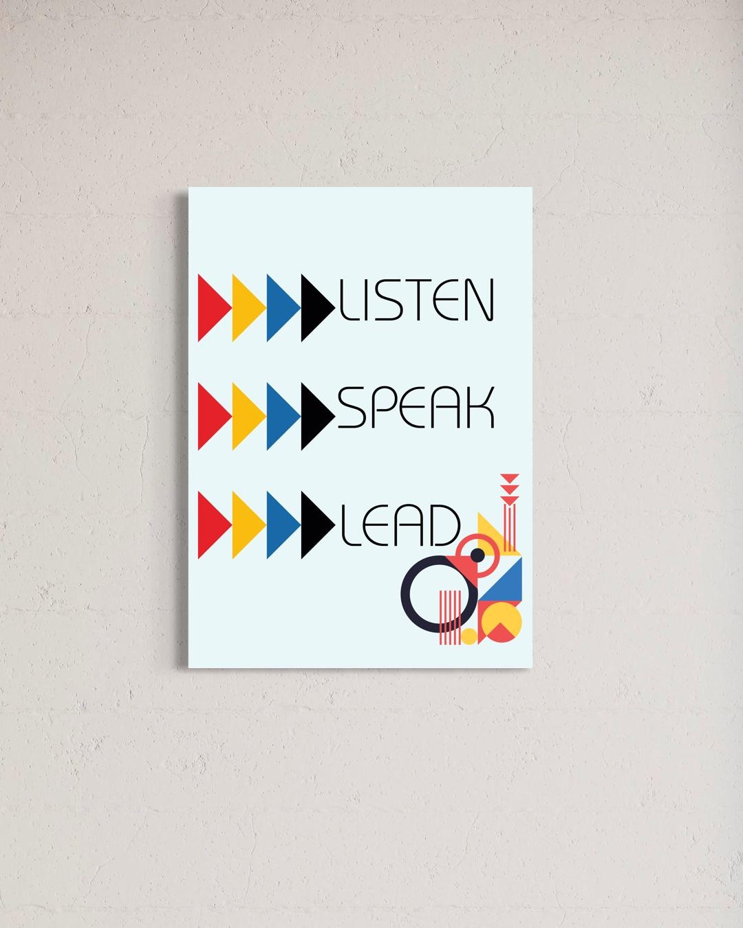 Listen, Speak, Lead main variant image