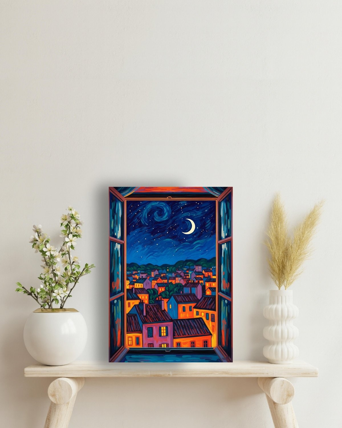 City Under Moonlight image