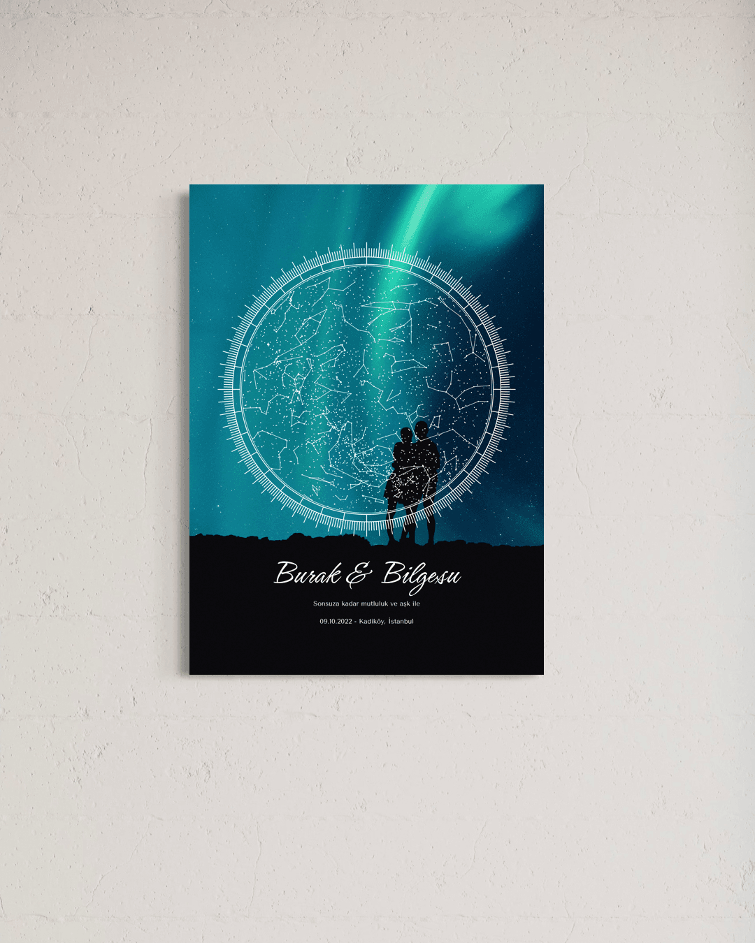 Kişiye Özel Celestiart Gökyüzü Haritası - 9 image