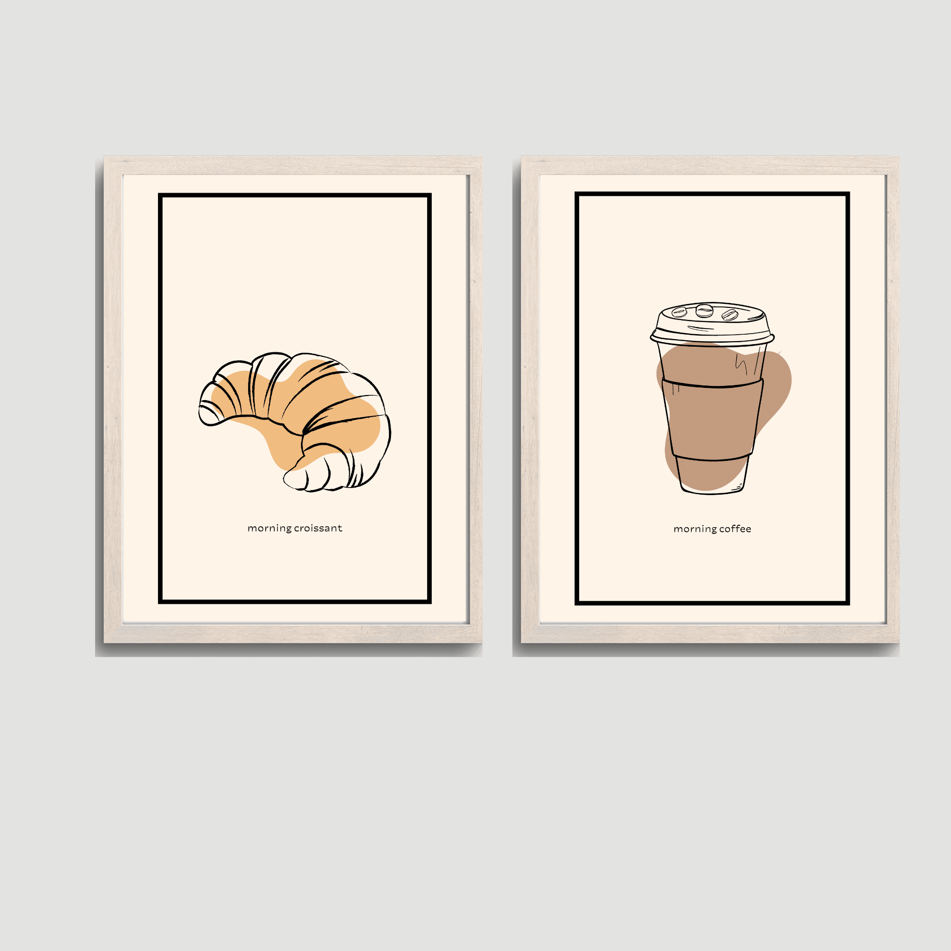 Morning Coffee and Croissant