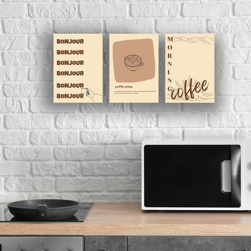 Morning Coffee Charm - 3-Piece Set