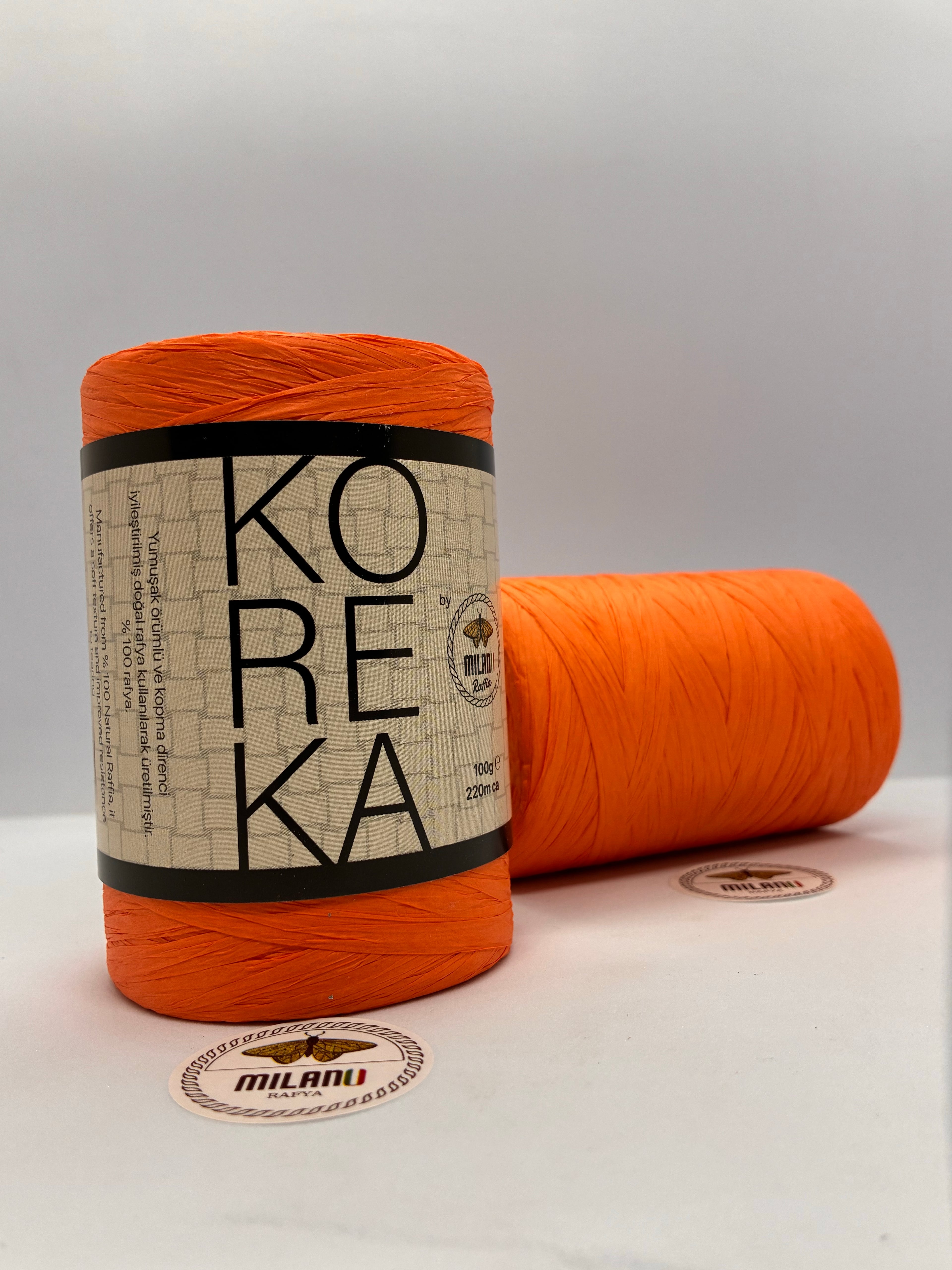 Koreka by Milano Rafya 100 gr 220 metre 69 Turuncu